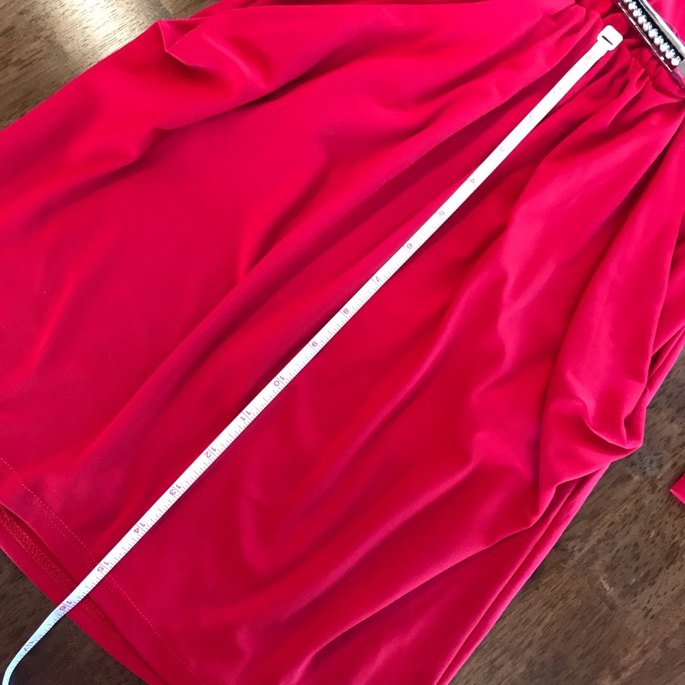 BOGO 🟧 Sexy Fitted Red Dress - Picture 2 of 4